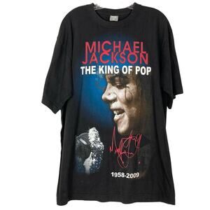 NEW RIZON Tshirt XL Mens Vintage Michael Jackson Graphic Tee